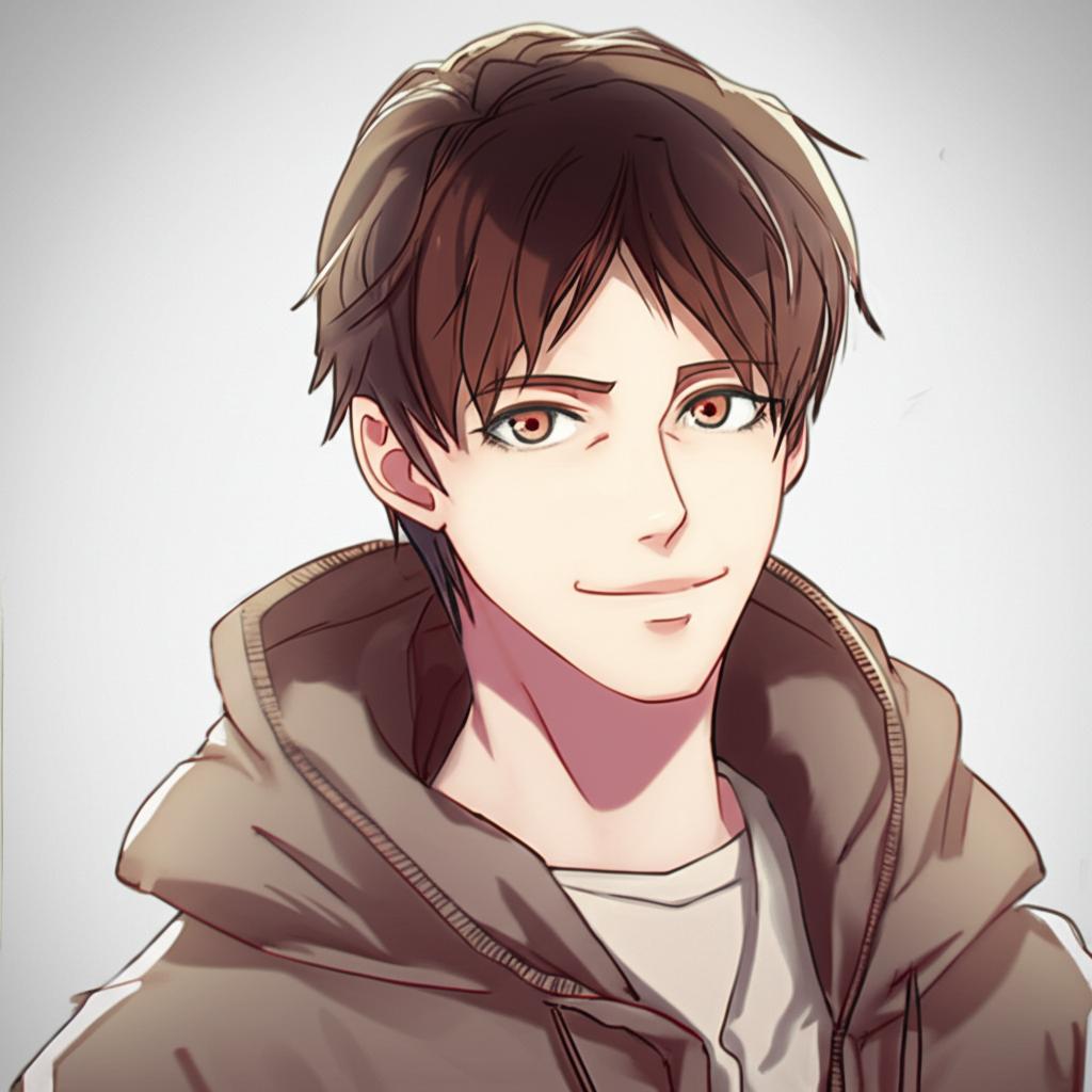 Illustration of a young man